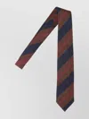 Finamore 1925 Diagonal Striped Ties Traditional Shape In Multi