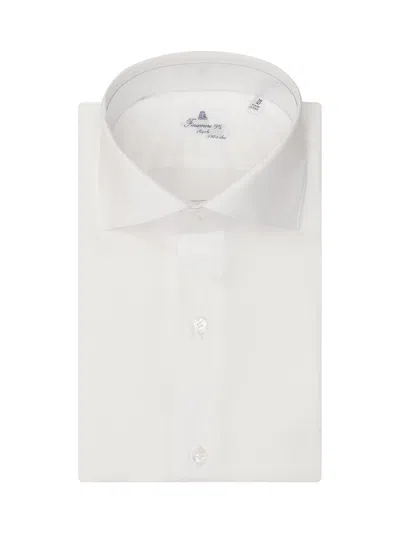 Finamore 1925 Eduardo Z Tondo Dress Shirt In White