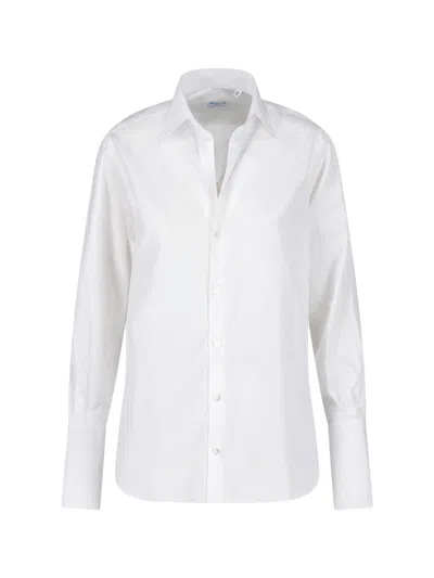 Finamore 1925 Finamore Classic Cotton Button-front Shirt In White