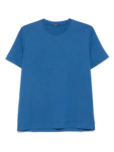 Finamore 1925 Finamore Cotton T-shirt In Blue