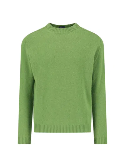 Finamore 1925 Finamore Crewneck Sweater In Green