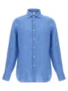 Finamore 1925 Finamore 'gaeta' Shirt In Blue