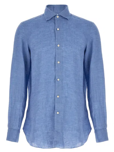 Finamore 1925 Finamore 'gaeta' Shirt In Blue