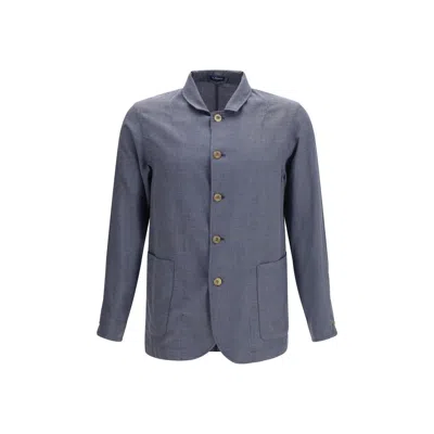 Finamore 1925 Finamore Gray Wool Oves Aries Men's Jacket