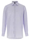 Finamore 1925 Luigi Shirt And Blouse Light Blue In Blue