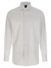 Finamore 1925 Timeless White Button-down Shirt With Structured Collar In White