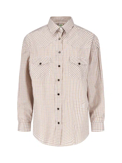 Finamore 1925 Finamore Plaid Western Shirt In Multi