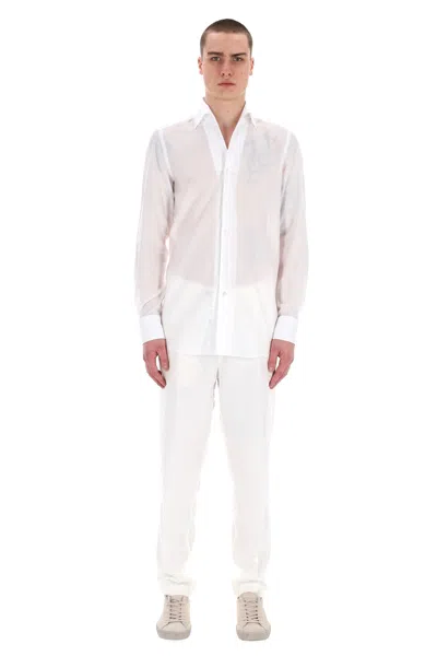 Finamore 1925 Finamore Premium Tailored Shirt - Comfort Fit In White