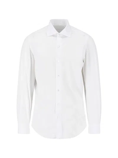 Finamore 1925 Finamore Slim-fit Dress Shirt In White