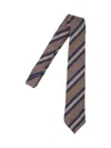 Finamore 1925 Narrow Striped Ties Traditional Shape In Multi