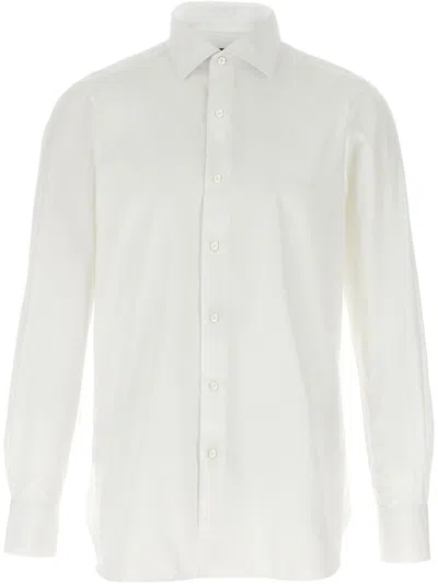 Finamore 1925 Finamore White Cotton Shirt