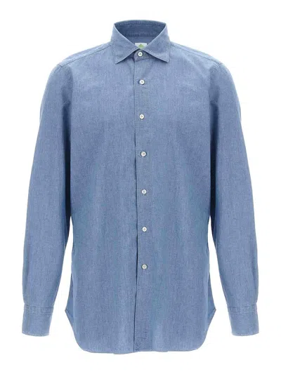 Finamore 1925 Camisa - Azul