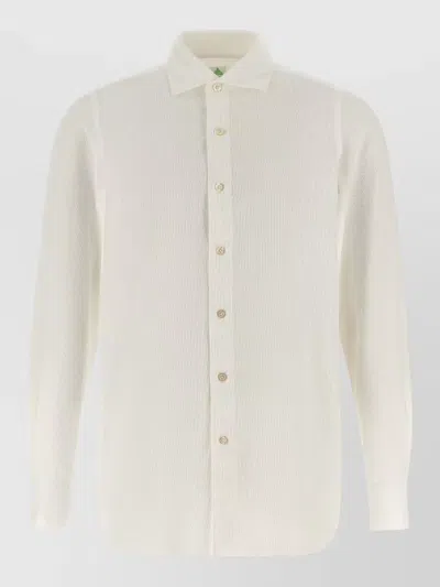 Finamore 1925 Gaeta Shirt Regular Fit Long Sleeves In White
