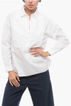 Finamore 1925 Honeycomb Cotton Shirt In White