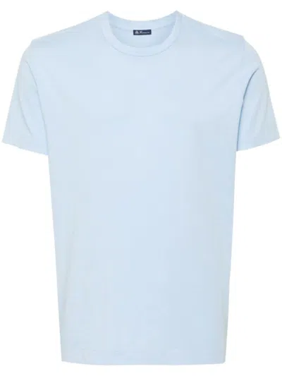 Finamore 1925 Light Blue Crewneck T-shirt