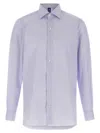 Finamore 1925 Luigi Shirt And Blouse Light Blue In Purple