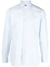 Finamore 1925 Finamore Cotton Shirt In Light Blue
