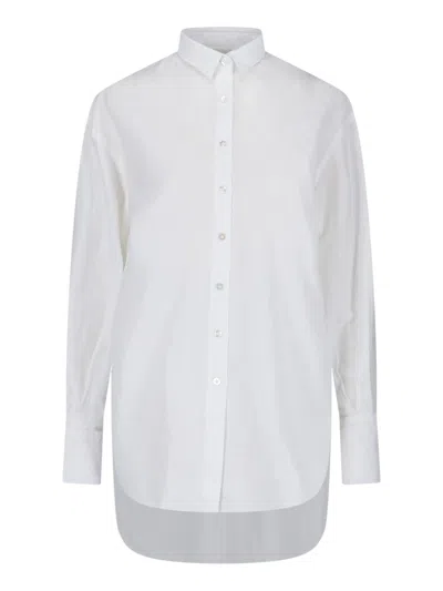 Finamore 1925 Linen Blend Shirt In White