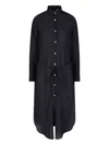Finamore 1925 ' Liv' Maxi Shirt Dress In Black  