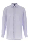 Finamore 1925 Luigi Shirt And Blouse Light Blue In Blue
