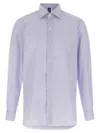 Finamore 1925 Luigi Shirt And Blouse Light Blue In Blue