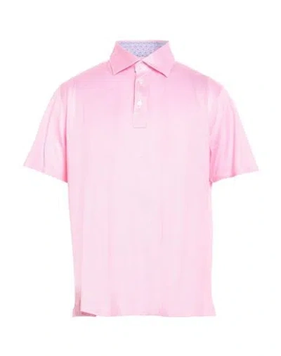 Finamore 1925 Man Polo Shirt Pink Size Xxl Cotton