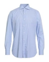 Finamore 1925 Man Shirt Sky Blue Size Xxl Cotton