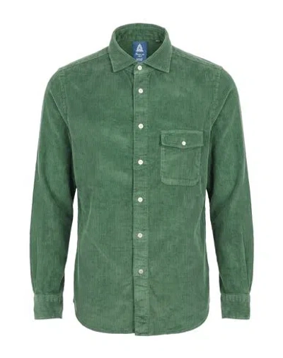 Finamore 1925 Man Shirt Green Size Xl Cotton