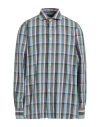 Finamore 1925 Man Shirt Green Size Xl Cotton In Blue