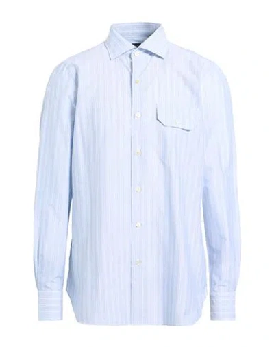 Finamore 1925 Man Shirt Light Blue Size 16 ½ Cotton