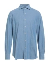 FINAMORE 1925 FINAMORE 1925 MAN SHIRT LIGHT BLUE SIZE 16 ½ COTTON