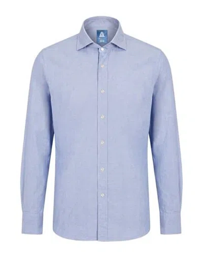 Finamore 1925 Man Shirt Light Blue Size 19 ¾ Cotton