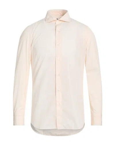 Finamore 1925 Man Shirt Light Pink Size 15 ½ Cotton In Neutral