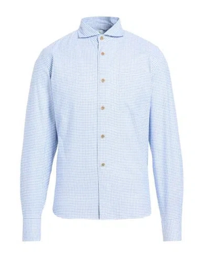 Finamore 1925 Man Shirt Midnight Blue Size Xl Cotton