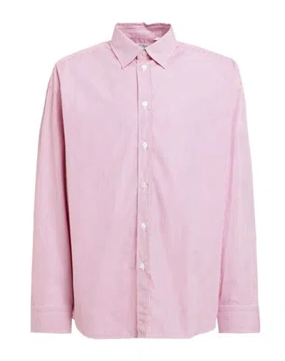 Finamore 1925 Man Shirt Red Size 17 ½ Cotton In Pink
