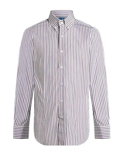 Finamore 1925 Man Shirt White Size 17 Cotton In Multi