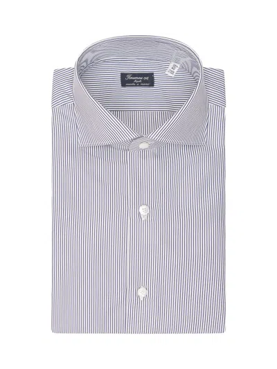 Finamore 1925 Milano Eduardo Z Ton Shirt In Gray