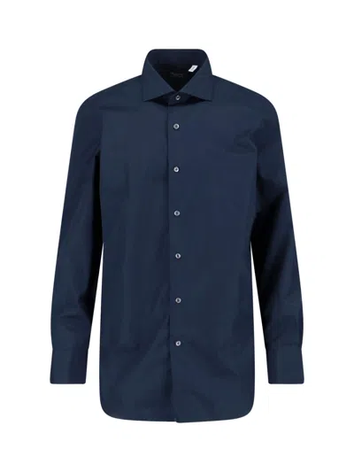 Finamore 1925 Milano Shirt In Blue