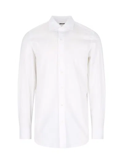 Finamore 1925 1925 "milano-zante" White Cotton Shirt