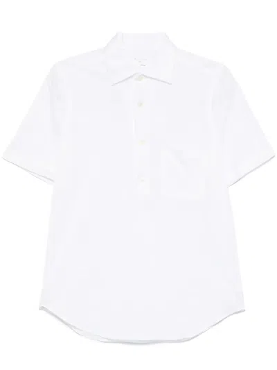 Finamore 1925 Napoli Cotton Polo Shirt In White
