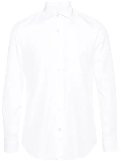 Finamore 1925 Napoli Cotton Shirt In White