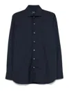 Finamore 1925 Finamore Napoli Cotton Shirt In Blue