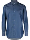 Finamore 1925 Finamore Regular Fit Denim Shirt In Blue