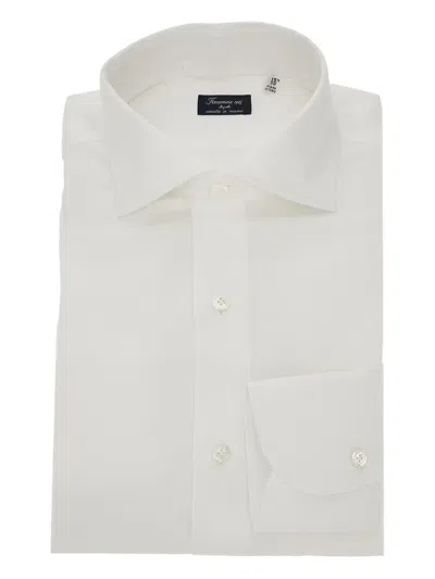 Finamore 1925 Napoli Cotton Shirt In White