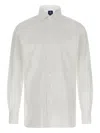 Finamore 1925 Napoli Cuffed-sleeves Buttoned Shirt In Neutral