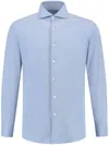 Finamore 1925 Napoli Cutaway-collar Shirt In 蓝色