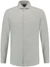 Finamore 1925 Napoli Cutaway-collar Shirt In Gray