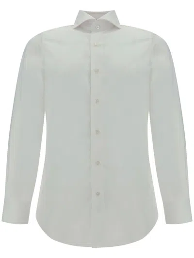 Finamore 1925 Napoli Eduardo Shirt In Gray