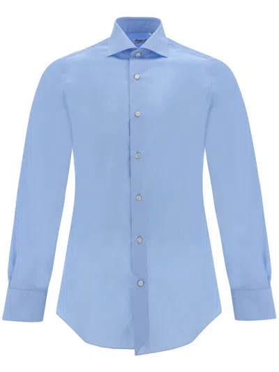 Finamore 1925 Napoli Finamore Shirt In Blue