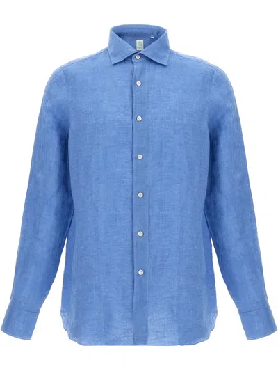 Finamore 1925 Napoli Gaeta Shirt In 蓝色
